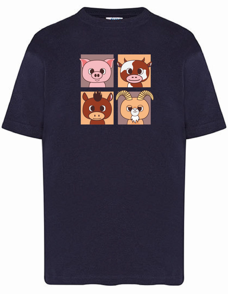 Kids - T-Shirts - Animal Square 2