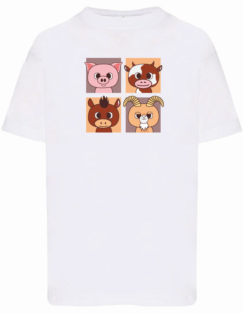 Kids - T-Shirts - Animal Square 2