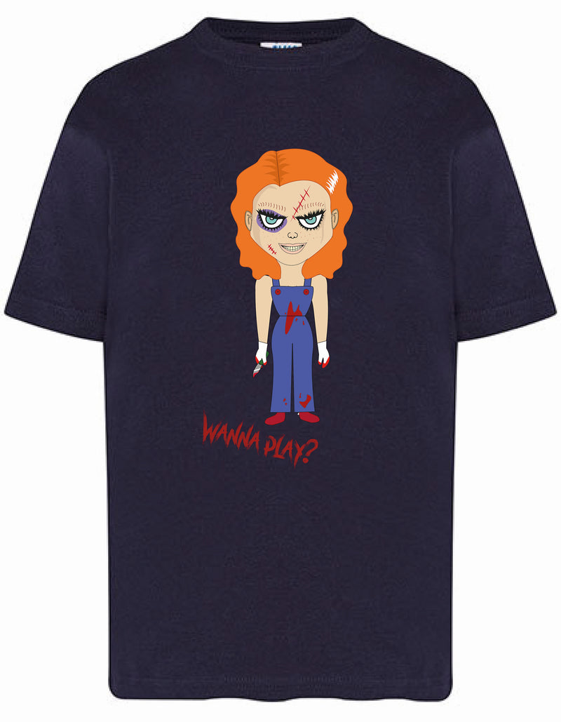 Kids - T-Shirts - Chucky Wanna Play