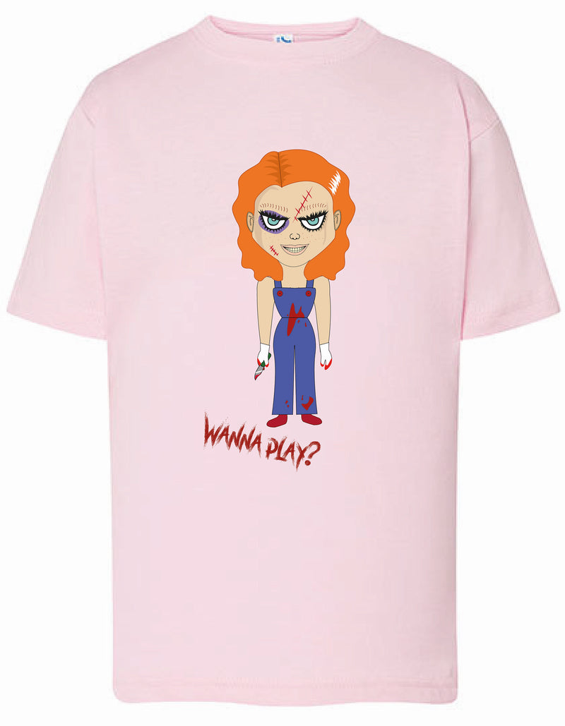 Kids - T-Shirts - Chucky Wanna Play