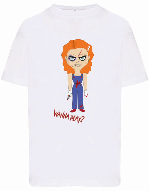 Kids - T-Shirts - Chucky Wanna Play