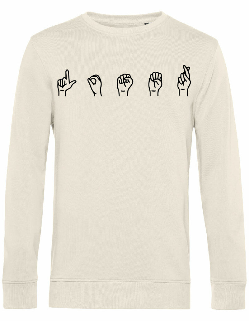 Sweater - Gebarentaal; Loser