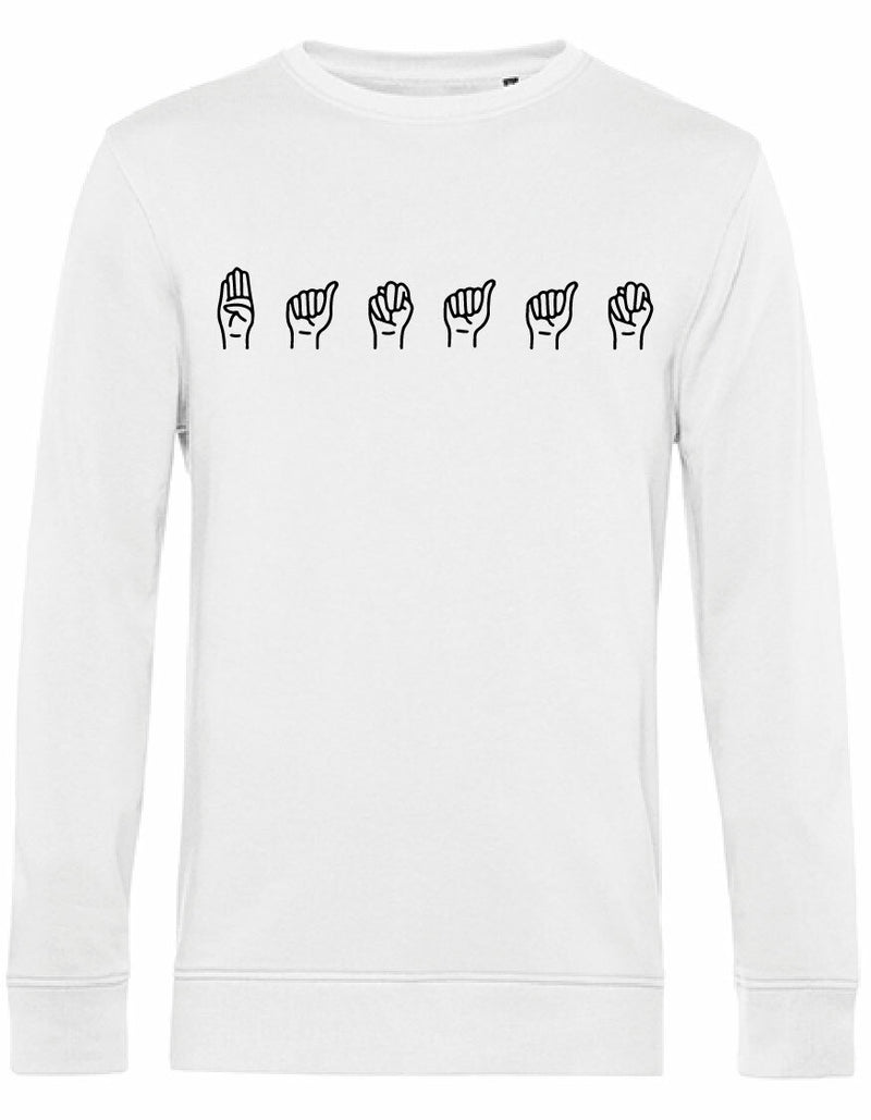 Sweater - Gebarentaal; Banaan