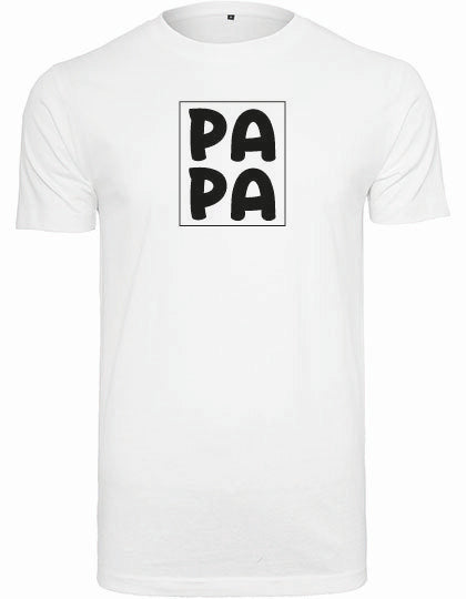 T-shirt - Papa vierkant