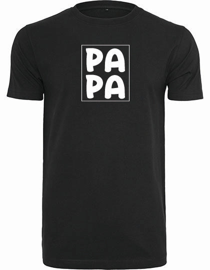 T-shirt - Papa vierkant